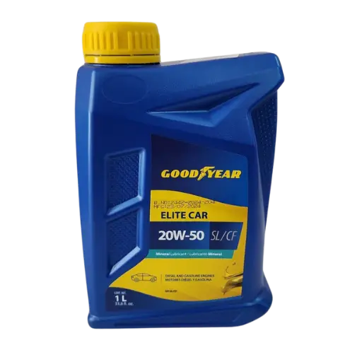 Lubricante Goodyear Elite Car 20W50 para motor a gasolina o diésel – 1 litro
