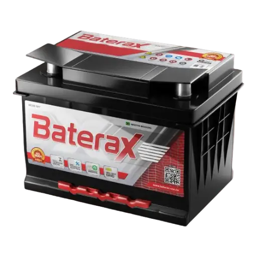 Batería Baterax B50 D de 12V y 50Ah sellada sin mantenimiento para autos